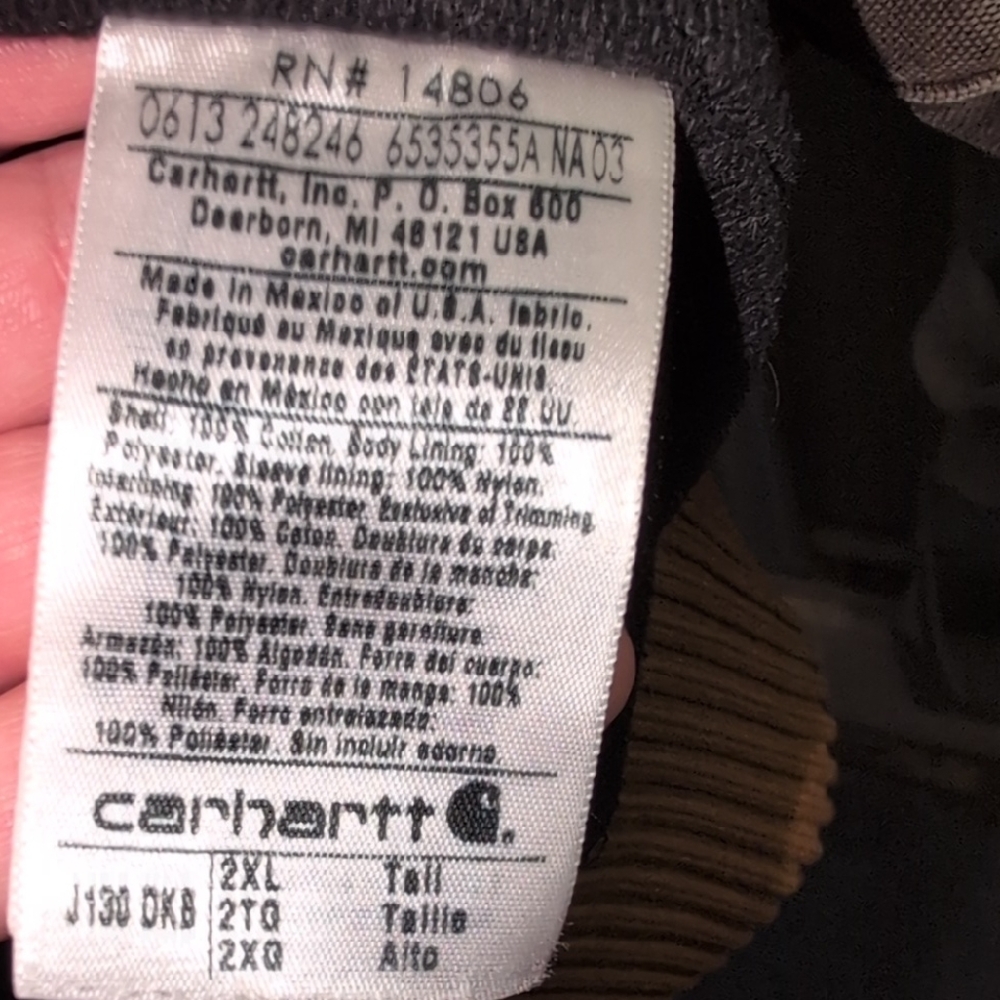 Carhartt Dark Brown Zip-Up Jacket - Picture 10 of 13